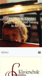 Mobile Screenshot of klavierschule-sued.de
