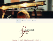 Tablet Screenshot of klavierschule-sued.de